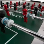 Baby-foot Deutscher Meister Profiline Rouge – L'Icône Traditionnelle au Design Éclatant – Image 3