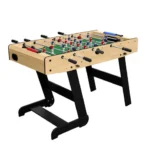 Baby-foot Pliable Zizou Bois Clair – Design Rétro et Gain de Place Optimal