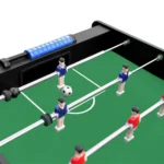 Baby-foot Pliable Zizou Noir – Le Kicker compact et gain de place – Image 3