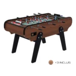 Baby-foot Scudetto Acajou – L'authenticité du bois foncé au meilleur prix