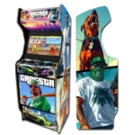 Borne d'Arcade GANGSTA LOS ANGELES 32 – Format Géant XXL & Performance Gaming Ultime