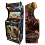 Borne Arcade Horde vs Alliance 27 | Format XXL Large | Écran 24" Full HD